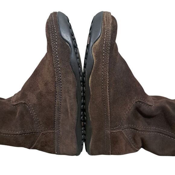 Fitflop Knee High Micro Wobble Board Whimsygoth Chocolate Suede Boots Size 7 - Picture 3 of 17